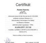 Certifikát na EPS AlgoRex
